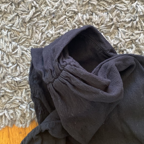 Free People Carmen Black One Shoulder Top Size Small - Picture 6 of 16